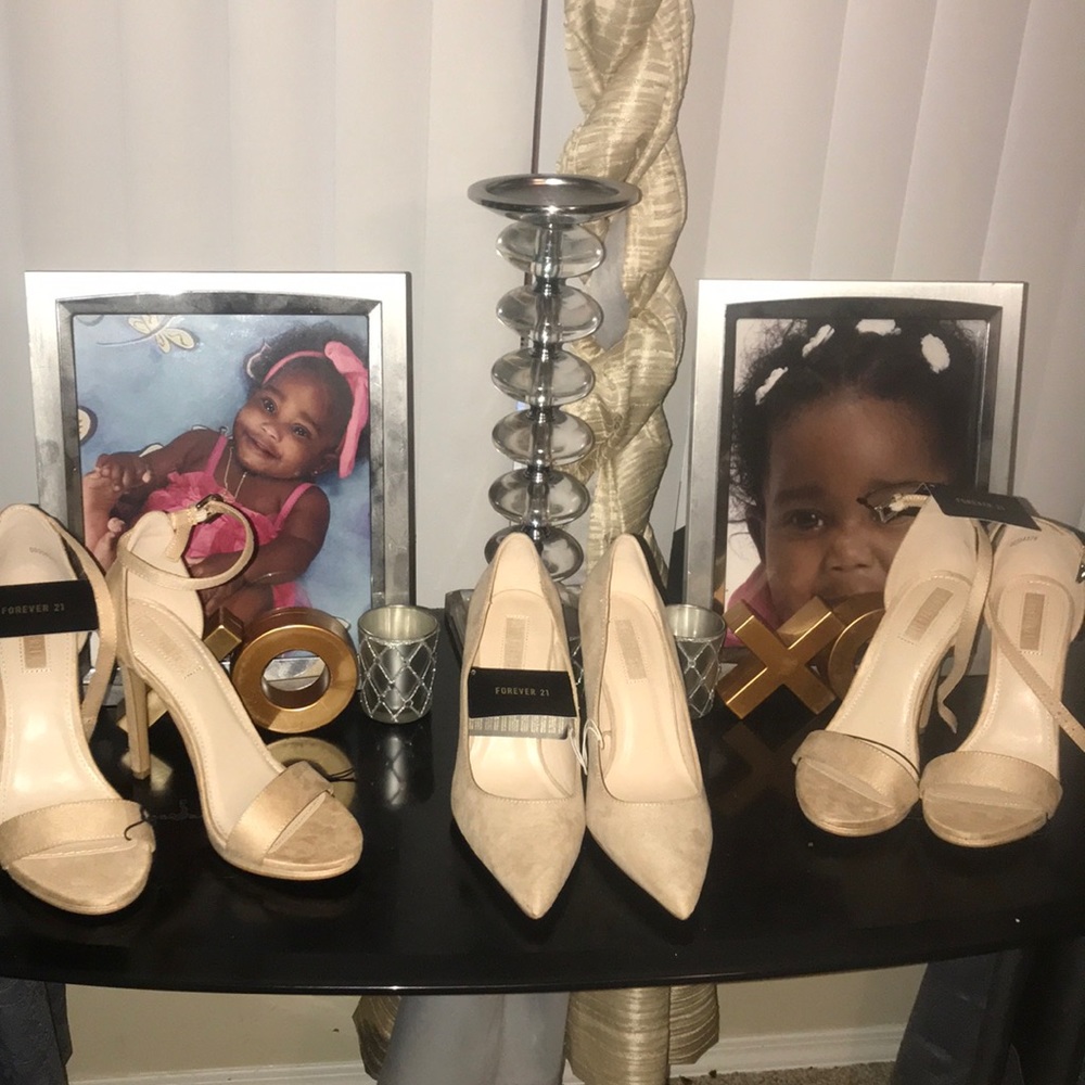 Forever 21 (F21) Nude heels